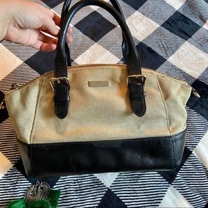 Kate Spade khaki and black bag